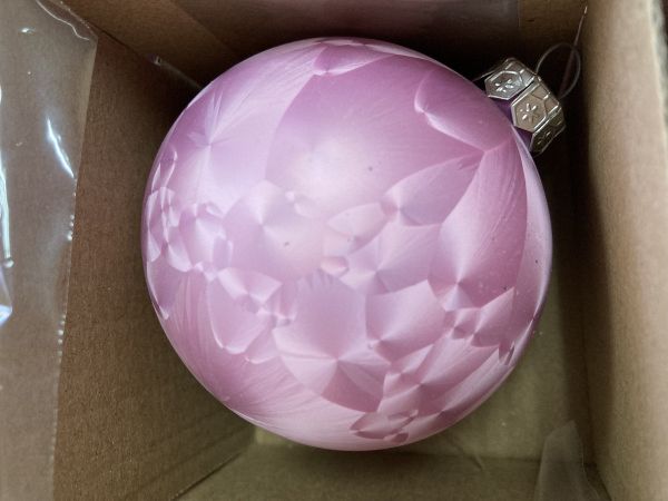 Шар елочный стекл.  8 см, [192]